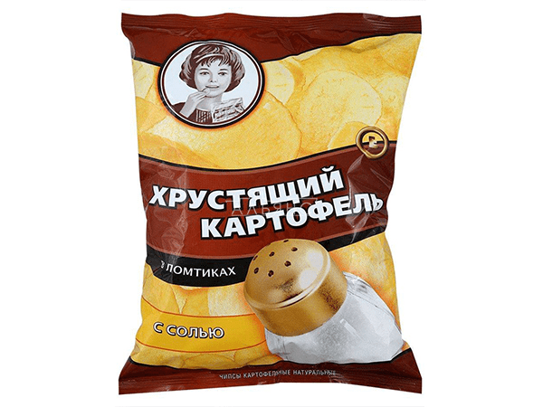 Картофельные чипсы "Девочка" 160 гр. в Истре