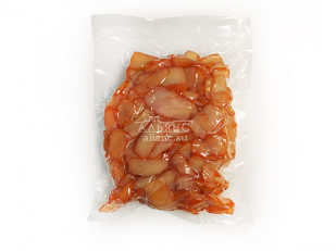 Орехи: Осьминог (ломтики из филе кальмара)