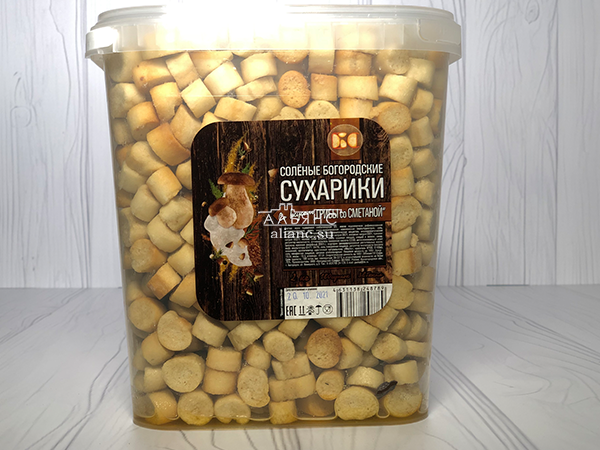 Сухарики с грибами и сметаной в Истре