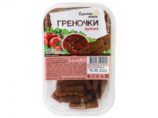 Крымская соломка: Сурские гренки с Аджикой (100 гр)