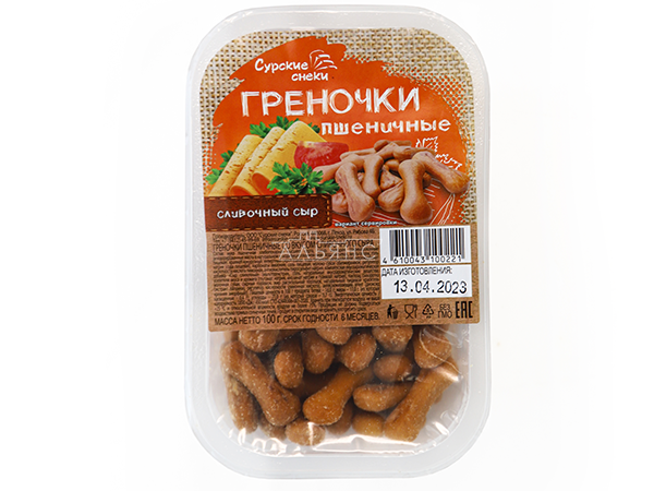Сурские (ПШЕНИЧНЫЕ) Сливочный сыр (100 гр) в Истре