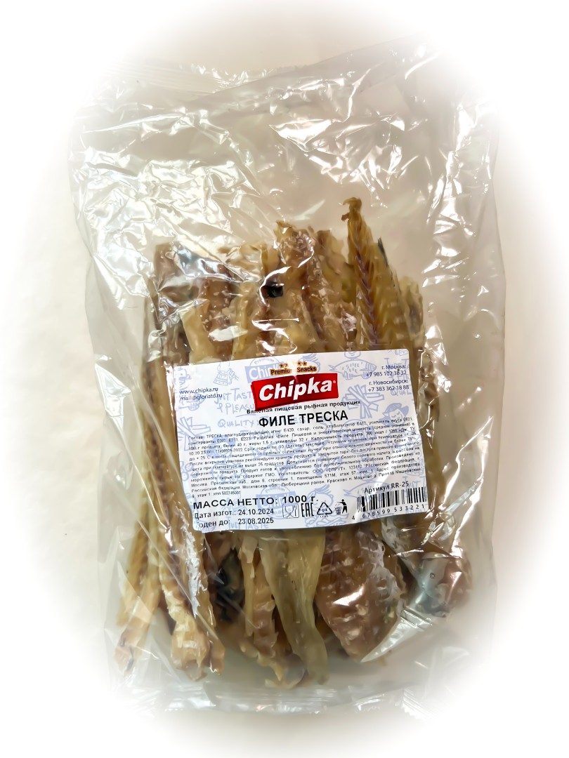 Треска филе (Chipka) 1кг в Истре