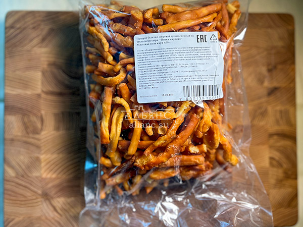 Нитка ЖАРЕНАЯ  Oktobersnack1 кг (сырный продукт) в Истре