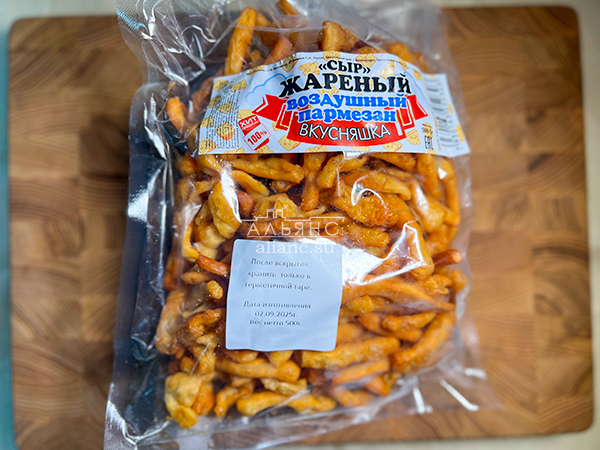Жареный сыр "ВКУСНЯШКА" со вкусом пармезан (500 гр) в Истре