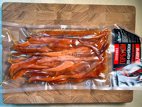 Горбуша соломка по-корейски в Истре