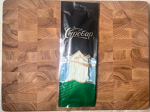 Сыр 60 гр ГОРНЫЙ СЫРОВАР (Паутинка белая с укропом и чесноком) в Истре