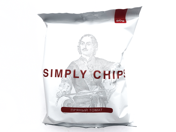 Картофельные чипсы "Simple chips" Пряный томат 80 гр. в Истре